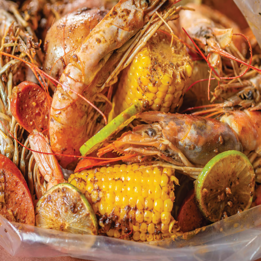 Combo #2 with shrimp, corns and limes